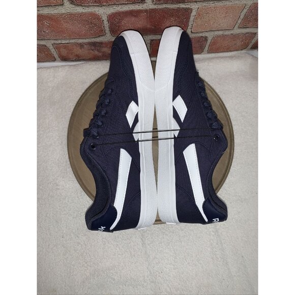 Reebok Canvas Techque Men\'s Shoes Retro Sneakers Blue / White  Size 10.5 Classic main image 5